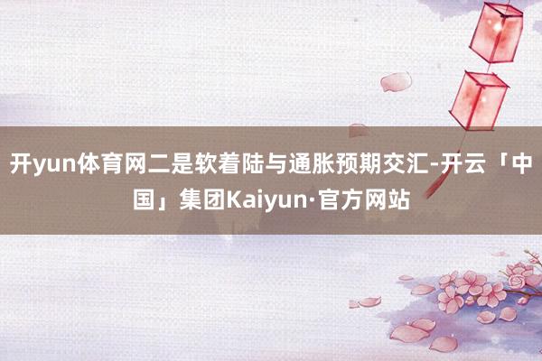 开yun体育网　　二是软着陆与通胀预期交汇-开云「中国」集团Kaiyun·官方网站