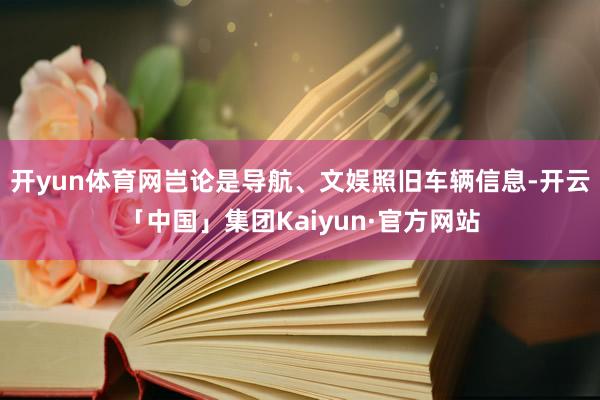 开yun体育网岂论是导航、文娱照旧车辆信息-开云「中国」集团Kaiyun·官方网站