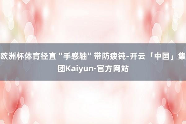 欧洲杯体育径直“手感轴”带防疲钝-开云「中国」集团Kaiyun·官方网站
