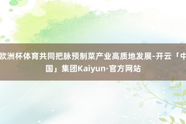 欧洲杯体育共同把脉预制菜产业高质地发展-开云「中国」集团Kaiyun·官方网站