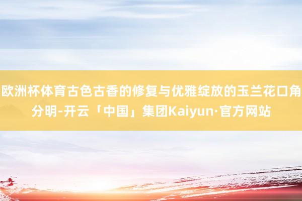 欧洲杯体育古色古香的修复与优雅绽放的玉兰花口角分明-开云「中国」集团Kaiyun·官方网站