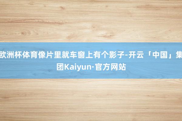 欧洲杯体育像片里就车窗上有个影子-开云「中国」集团Kaiyun·官方网站