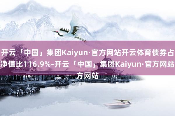开云「中国」集团Kaiyun·官方网站开云体育债券占净值比116.9%-开云「中国」集团Kaiyun·官方网站