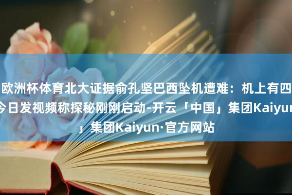 欧洲杯体育北大证据俞孔坚巴西坠机遭难：机上有四东说念主 今日发视频称探秘刚刚启动-开云「中国」集团Kaiyun·官方网站